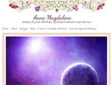 Tablet Screenshot of annemagdalene.com